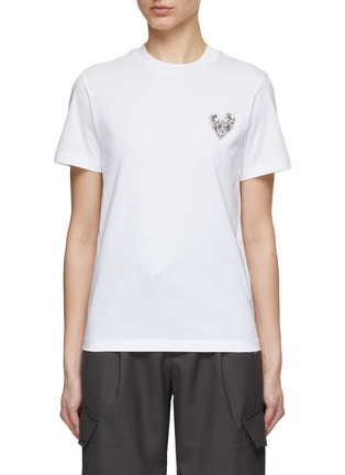 首图 - 点击放大 - MO&CO. - Heart Cotton T-Shirt