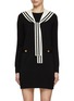 首图 - 点击放大 - MO&CO. - Detachable Sailor Collar Midi Dress