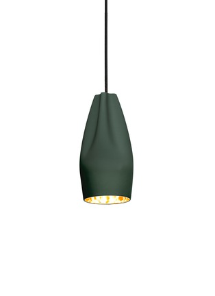 首图 –点击放大 - MARSET - Pleat Box 13 Pendant — Dark Green/Gold