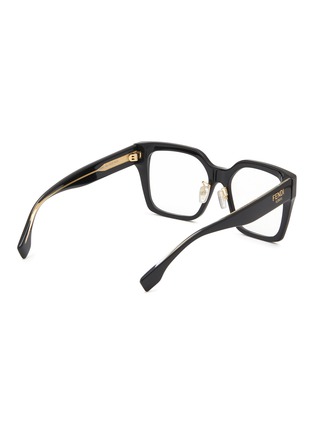 模特儿示范图 - 点击放大 - FENDI - Fendi Roma Acetate Square Optical Glasses