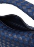 细节 - 点击放大 - BOTTEGA VENETA - Hop Intrecciato Denim Leather Shoulder Bag