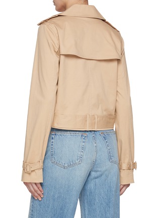 背面 - 点击放大 - GOOD AMERICAN - Chino Cropped Trench Coat