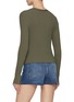 背面 - 点击放大 - GOOD AMERICAN - Shine Rib V-Neck Cardigan