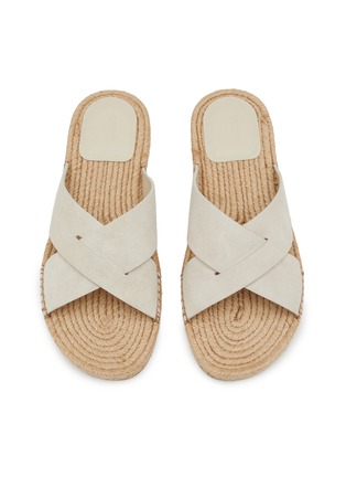 细节 - 点击放大 - ERMENEGILDO ZEGNA - Panarea Suede Espadrilles Sandals
