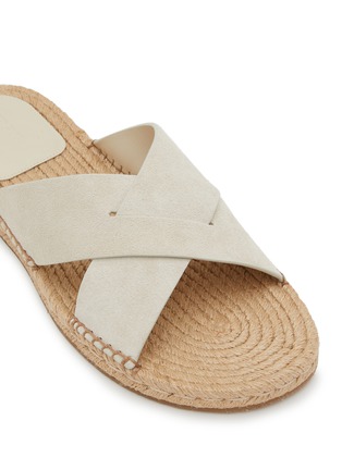 细节 - 点击放大 - ERMENEGILDO ZEGNA - Panarea Suede Espadrilles Sandals