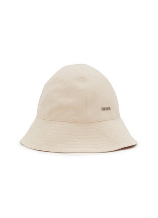 首图 - 点击放大 - ERMENEGILDO ZEGNA - Logo Linen Bucket Hat