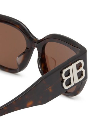 细节 - 点击放大 - BALENCIAGA - BB Logo Acetate Square Sunglasses
