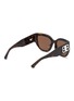 模特儿示范图 - 点击放大 - BALENCIAGA - BB Logo Acetate Square Sunglasses