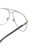 细节 - 点击放大 - GUCCI - Metal Pilot Glasses