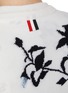  - THOM BROWNE - 玫瑰提花羊绒开衫