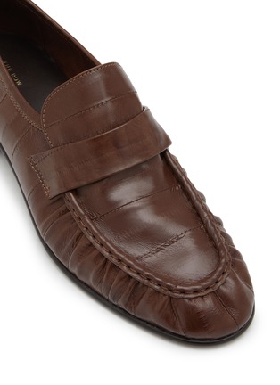 细节 - 点击放大 - THE ROW - Soft Loafer 皮革乐福鞋