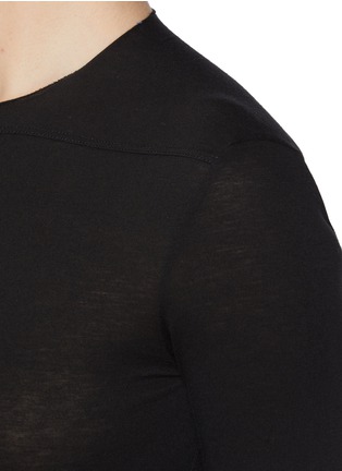  - RICK OWENS - 混羊绒针织上衣