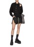 模特儿示范图 - 点击放大 - RICK OWENS - 混羊绒针织上衣