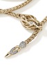 细节 - 点击放大 - JOHN HARDY - Naga 14K Gold Diamond Triple Wrap Chain Bracelet — Size UM