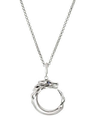 首图 - 点击放大 - JOHN HARDY - Naga Sterling Silver Sapphire Pendant Chain Necklace — Size 16-18