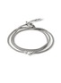 细节 - 点击放大 - JOHN HARDY - Naga Sterling Silver Diamond Triple Wrap Chain Bracelet — Size US