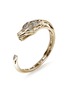 细节 - 点击放大 - JOHN HARDY - Naga 14K Gold Diamond Kick Cuff — Size S