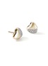 细节 - 点击放大 - JOHN HARDY - Pebble 14K Gold Diamond Heart Stud Earrings