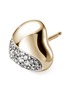 细节 - 点击放大 - JOHN HARDY - Pebble 14K Gold Diamond Heart Stud Earrings