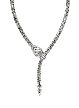 细节 - 点击放大 - JOHN HARDY - Naga Sterling Silver Sapphire Chain Necklace — Size 20