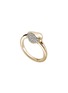 细节 - 点击放大 - JOHN HARDY - Pebble 14K Gold Diamond Heart Ring — Size 6