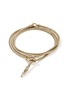 首图 - 点击放大 - JOHN HARDY - Naga 14K Gold Diamond Triple Wrap Chain Bracelet — Size US