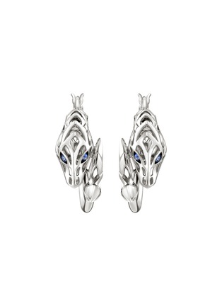 首图 - 点击放大 - JOHN HARDY - Naga Sterling Silver Sapphire Hoop Earrings