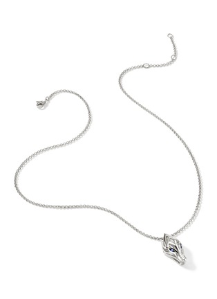 细节 - 点击放大 - JOHN HARDY - Naga Sterling Silver Sapphire Pendant Chain Necklace — Size 18-20