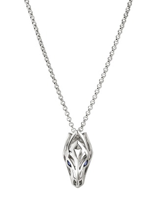 首图 - 点击放大 - JOHN HARDY - Naga Sterling Silver Sapphire Pendant Chain Necklace — Size 18-20