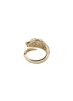细节 - 点击放大 - JOHN HARDY - Naga 14K Gold Diamond Bypass Ring — Size 7