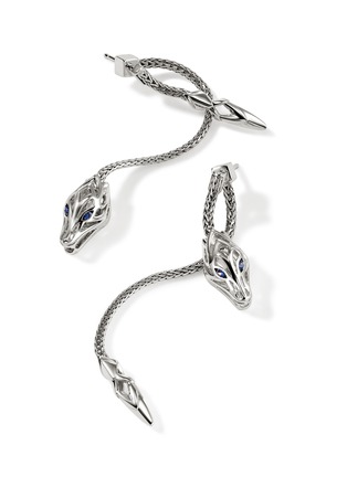 细节 - 点击放大 - JOHN HARDY - Naga Sterling Silver Sapphire Linear Earrings