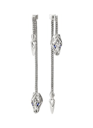 首图 - 点击放大 - JOHN HARDY - Naga Sterling Silver Sapphire Linear Earrings