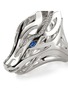 细节 - 点击放大 - JOHN HARDY - Naga Sterling Silver Diamond Sapphire Ring — Size 7