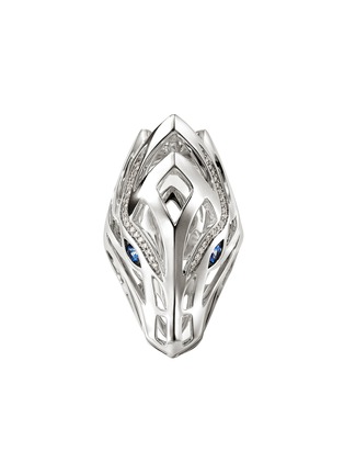 首图 - 点击放大 - JOHN HARDY - Naga Sterling Silver Diamond Sapphire Ring — Size 7