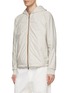 细节 - 点击放大 - ZEGNA - Reversible Hooded Zip Up Blouson Jacket