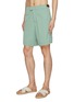 模特儿示范图 - 点击放大 - ZEGNA - Side Fastener Long Swim Shorts