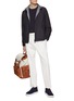 模特儿示范图 - 点击放大 - ZEGNA - Reversible Zip Up Blouson Jacket
