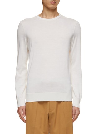 首图 - 点击放大 - ZEGNA - Crewneck Cashmere Silk Knit Sweater