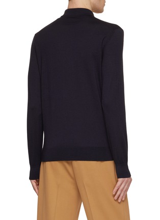 背面 - 点击放大 - ZEGNA - Cashmere Silk Knitted Polo Shirt
