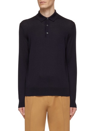 首图 - 点击放大 - ZEGNA - Cashmere Silk Knitted Polo Shirt
