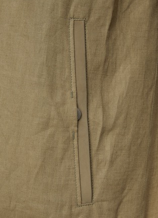  - ZEGNA - Zip Up Linen Vest