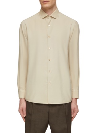 首图 - 点击放大 - ZEGNA - Button Up Silk Shirt