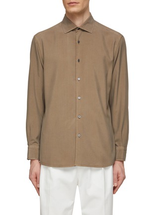 首图 - 点击放大 - ZEGNA - Button Up Silk Shirt