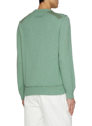 背面 - 点击放大 - ZEGNA - Crewneck Cotton Sweater