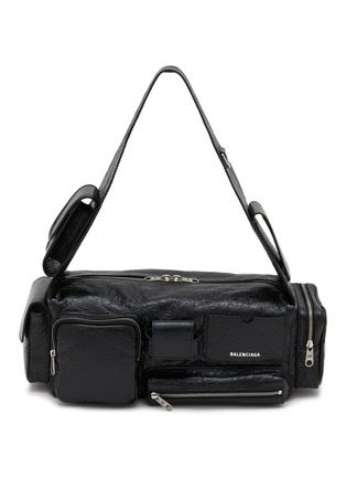 首图 - 点击放大 - BALENCIAGA - Superbusy Crinkled Leather Sling Bag