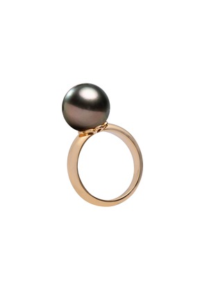 首图 - 点击放大 - JEWELMER - Les Classiques 18K Gold Tahitian Pearl Ring — Size 51