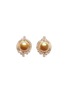 首图 - 点击放大 - JEWELMER - Madame de Pompadour 18K Gold Golden South Sea Pearl Diamond Earrings