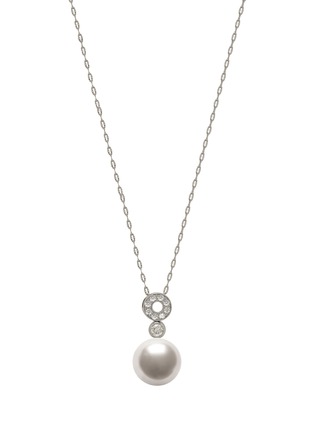 首图 - 点击放大 - JEWELMER - Bollicine 18K White Gold White South Sea Pearl Diamond Pendant
