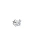 首图 - 点击放大 - MARIA TASH - 18K White Gold Invisible Set Three Diamond Curve Single Stud Earring