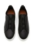 细节 - 点击放大 - ERMENEGILDO ZEGNA - Triple Stitch Leather Low Top Sneakers